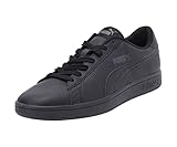 PUMA Unisex Puma Smash v2 L Low-Top, Puma Black-Puma Black, 44.5 EU