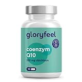 gloryfeel® Coenzym Q10 Hochdosiert - 200mg reines Q10 (Ubichinon) pro Kapsel -...