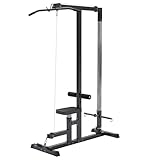 GORILLA SPORTS® Latzugstation - Verstellbar, inkl. Trizepsstange und...