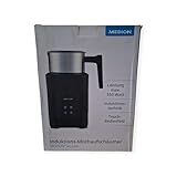 Medion Induktions-Milchaufschäumer MD 10900, 550W, Touch-Bedienfeld, für...