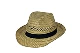 Black Jungle Varadero Strohhut Natur Sommerhut Strohhüte Havanna Hut Unisex...