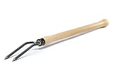 Unbekannt Rosengabel - geschmiedet - mit 2 Zinken und 48 cm langem Knopf-Stiel...