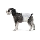 Amazon Basics Hundewindel für Rüden, Einwegwindeln, Größe M, Weiß, 30...