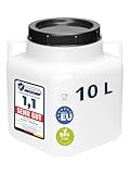 Garronda 10 Liter BPA-freies quadratisches Fass und Futtertonne Weithalsfass...