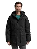 TOM TAILOR Herren 1046972 Arctic Parka mit Abnehmbarer Kapuze, 29999-Black, L