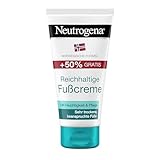 Neutrogena Reichhaltige Fußcreme, feuchtigkeitsspendende Fußcreme für sehr...