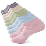 BUDERMMY Sneaker Socken Damen 35-38 39-42, Füßlinge Sneakersocken mit...