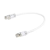 Amazon Basics – High-Speed-Patchkabel, RJ45 Cat7, Gigabit-Ethernet, weiß, 0,3...