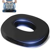 Orthopädisches Sitzkissen Rund, Steißbeinkissen aus Memory Schaum, Donut...