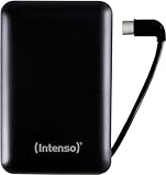 Intenso 7314530 Powerbank XC10000, externes Ladegerät, integriertes USB Type C...