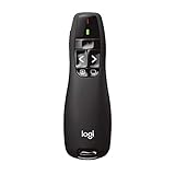 Logitech R400 Presenter, Kabellose 2.4 GHz Verbindung via USB-Empfänger, 15m...