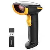 Inateck KI Barcode Scanner Bluetooth, 1D Handscanner Kabellos, Handheld Barcode...