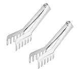 Bogoro 2 Stück Nudelzange Edelstahl, Zange Küche aus Edelstahl Set,...