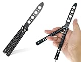 Lhbwhiz Butterfly Messer zum Üben, Butterfly Trainer mit Ungeschärfte Klinge...