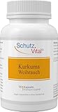 Kurkuma Weihrauch Kapseln – Vergleichssieger – je 600 mg Curcuma Extrakt &...