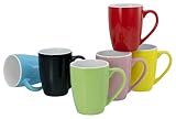 CreaTable, 23998, Serie Universal Kaffeebecher Bunt Bicolor, 6-teiliges...