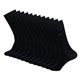 BOSS Herren Business Socken Strümpfe RS Uni CC 6 Paar, Farbe:Schwarz,...