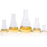 ULAB Scientific Erlenmeyer Flaschen Set, 5 Größen, 50 ml, 150 ml, 250 ml, 500...