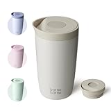 BOTTLE BOTTLE Thermobecher 350ml für Kaffee oder Tee, auslaufsicher und Easy...