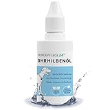 HUNDEPFLEGE24 Ohrentropfen für Hunde - Ohrmilben, Juckreiz & Ohrentzündungen...