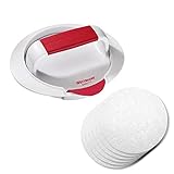 Westmark Burger-Set, 2tlg., Hamburgermaker mit Heber + Burger Papier (80...