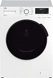 Beko WDW75141Steam1 Waschtrockner/ Wasserkondensation/ schwarze XL-Tür/...