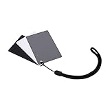 3-in-1 Graukarten für Digitale Spiegelreflexkameras und Film-Belichtung,...