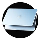 eleger Kristallmatt Hülle kompatibel mit MacBook Air 13 Zoll M4 M3 M2 [Passende...