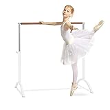 Klarfit Bar Lerina Ballettstange (Holmlänge 110 cm, freistehend, mobil,...
