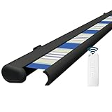 Eclipse Vollkassettenmarkise elektrisch 5x3m anthrazites Gehäuse Markise Balkon...