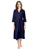 NY Threads Luxuriöser, leichter Damen-Bademantel/Frauen Morgenmantel aus...