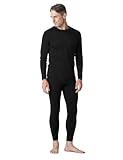 LAPASA Herren 100% Merinowolle Thermounterwäsche Set, Premium Merino Wolle...