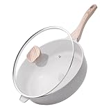 Kordisen Keramik Bratpfanne mit Deckel, 30 cm Antihaft Tiefe Pfanne, Große...