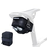 Fahrrad Satteltasche Wasserdicht Mini Fahrradtasche 0,35L für Rennrad MTB...