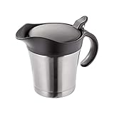 Edelstahl Thermo Sauciere, Soßenkanne mit Klappdeckel, Servierkanne Isoliert...