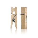 Dreamil Wäscheklammern 100 Stück 25mm Holzklammern für Photo Maker,...