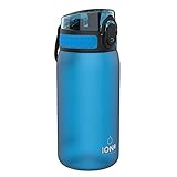 ion8 Kinder Trinkflasche, 350ml, Auslaufsicher, Einhandöffnung, Sichere...