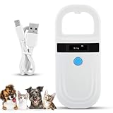 Haustier ID Leser, Wiederaufladbare Haustier Microchip Scanner Haustier Chip ID...