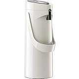 TEFAL K3140214 Ponza Pumpthermos Weiß 1 L Einfache Pumpfunktion Mit...