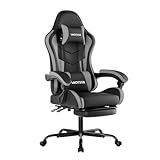 WOTSTA Gaming Chair Computerstuhl Ergonomischer Gaming Stuhl mit Fußstütze...
