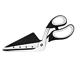 Haushalt International Pizzaschere Pizzamesser Pizzaschneider mit Pizza-Heber...