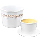 HEKOBAG Französische Butterdose Keramik Buttertopf Französisch Wassergekühlt...