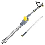 FANZTOOL Li－Ion Akku Heckenschere (20 V, Teleskop, 450 mm Schnittlänge, 14 mm...