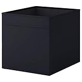 IKEA 9231221490290 Dröna Box Fach, Stoff, schwarz, 33 x 33 x 38 cm