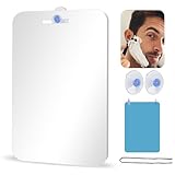 Moosono Duschspiegel Rasierspiegel Antibeschlag Mit Saugnapf Spiegel Klein für...