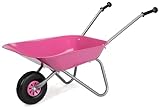 Rolly Toys Kinderschubkarre (Farbe pink/silber, Gartenschubkarre,...