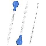 2 Stück Pipette, Glaspipette Pipette 10ml Glas Pipette, Messpipetten Mit...