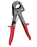 QWORK® Kabelschneider, HS325A Robuste Ratschen-Kabelschneider, für...