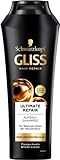 Gliss Shampoo Ultimate Repair (250 ml), Haarshampoo für stark geschädigtes...