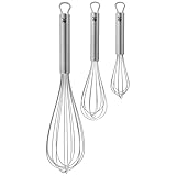 WMF Profi Plus Schneebesen Set 3-teilig, Schneebesen Edelstahl teilmattiert,...
